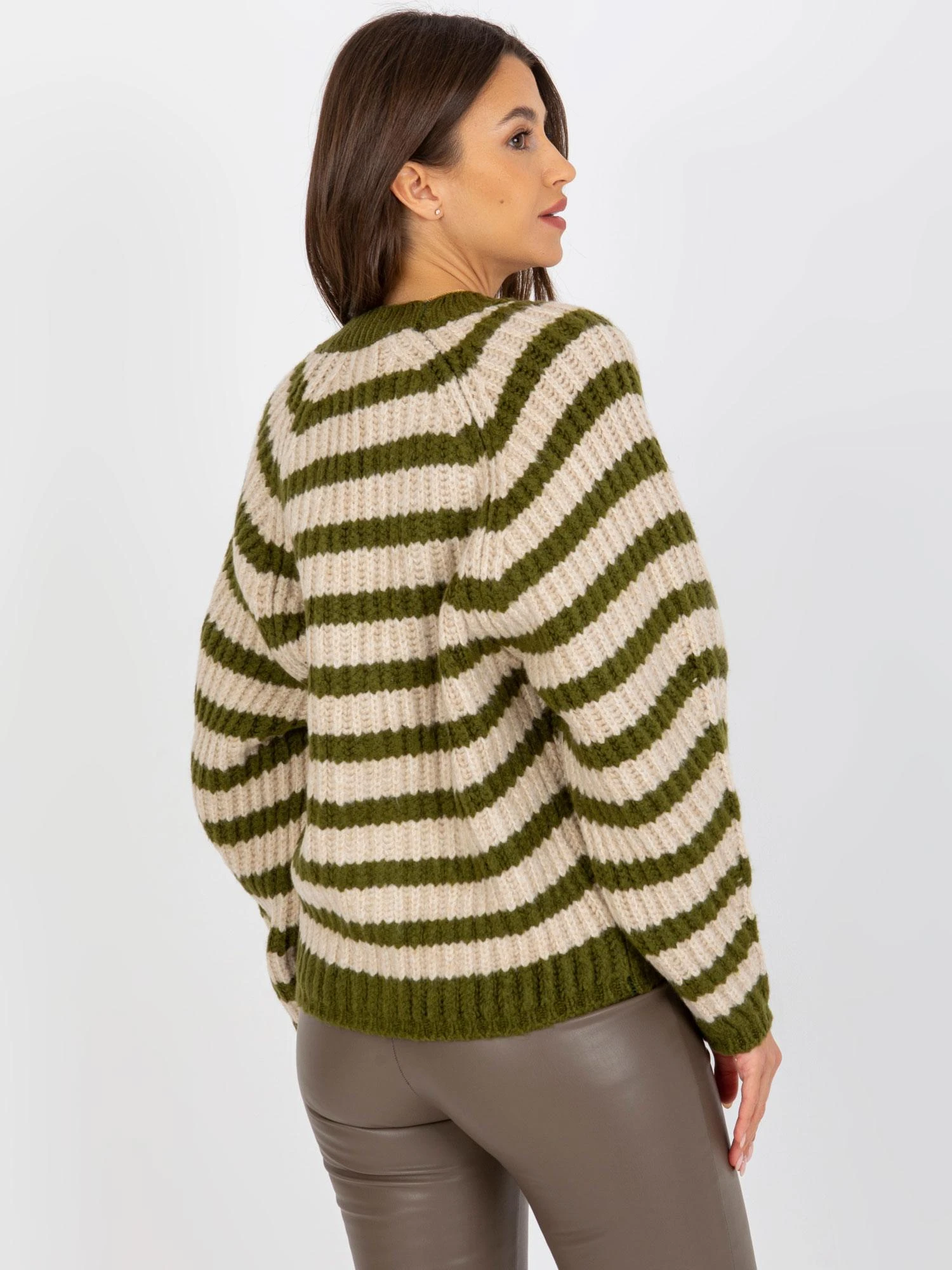Factory Price Megztinis-EM-SW-5020-02.28P-khaki