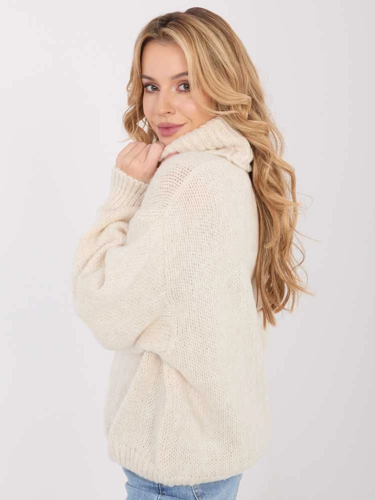 Factory Price Sweter-IN-SW-3176.26-jasny smėlio spalva