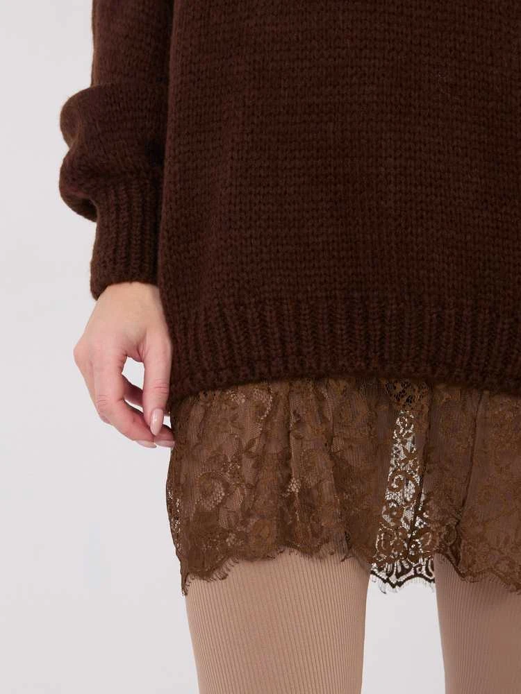 Factory Price Sweter-IN-SW-33681.05P-ciemny ruda