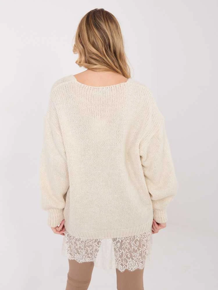 Factory Price Sweter-IN-SW-33681.05P-jasny smėlio spalva
