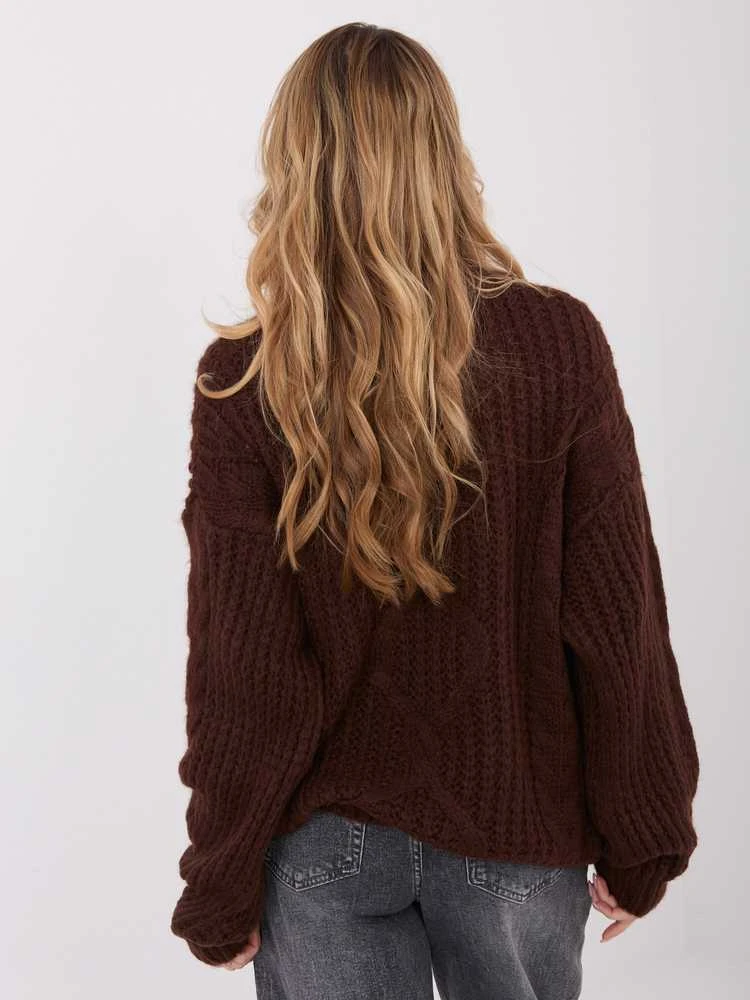 Factory Price Sweter-IN-SW-33831.25-ciemny ruda
