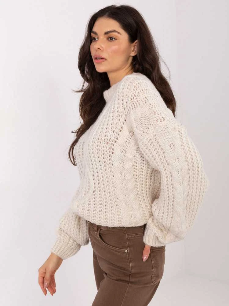 Factory Price Sweter-IN-SW-33831.25-jasny smėlio spalva