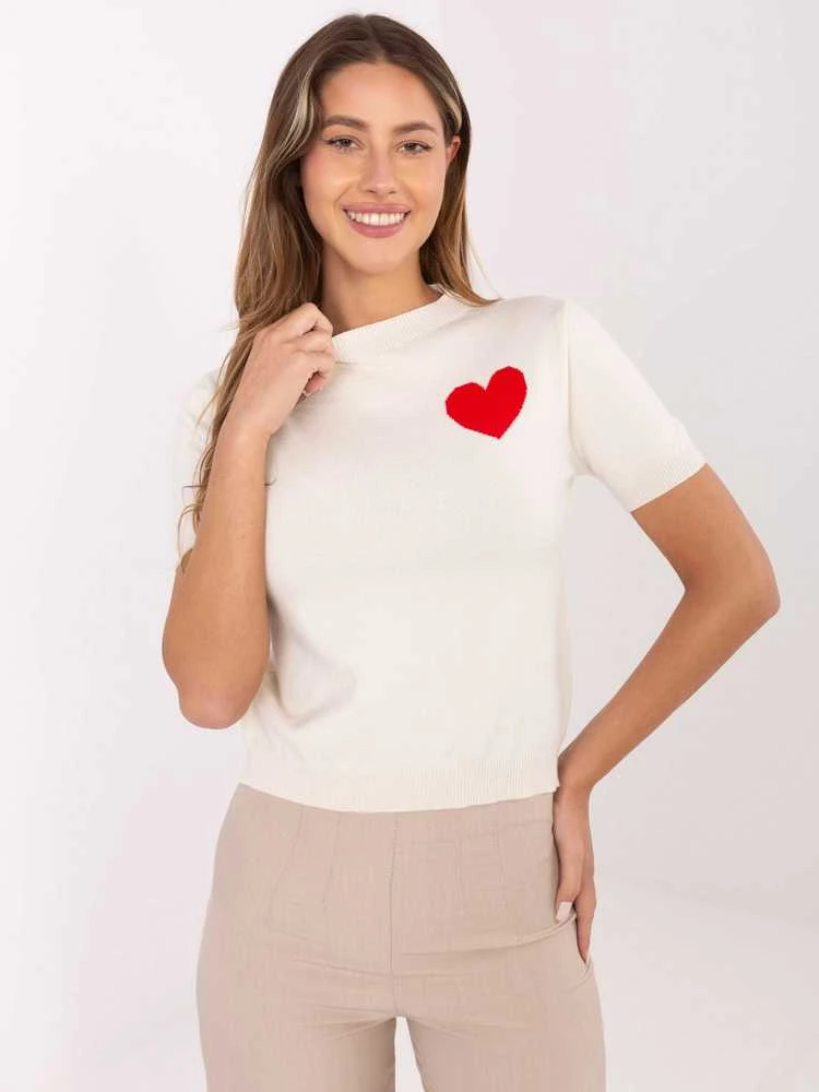 Factory Price Sweter-IT-SW-93007.26-jasny smėlio spalva
