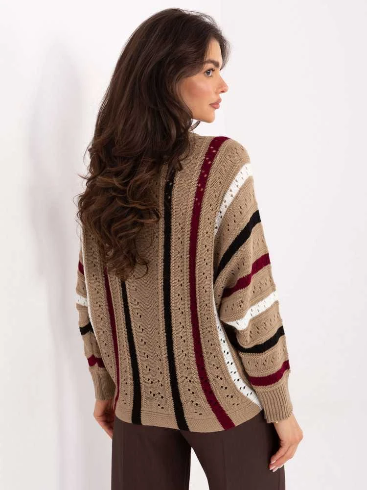 Factory Price Sweter-IT-SW-93115.13-smėlio spalva