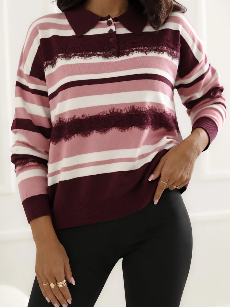 Factory Price Sweter-PM-SW-F6026.49-rožinė