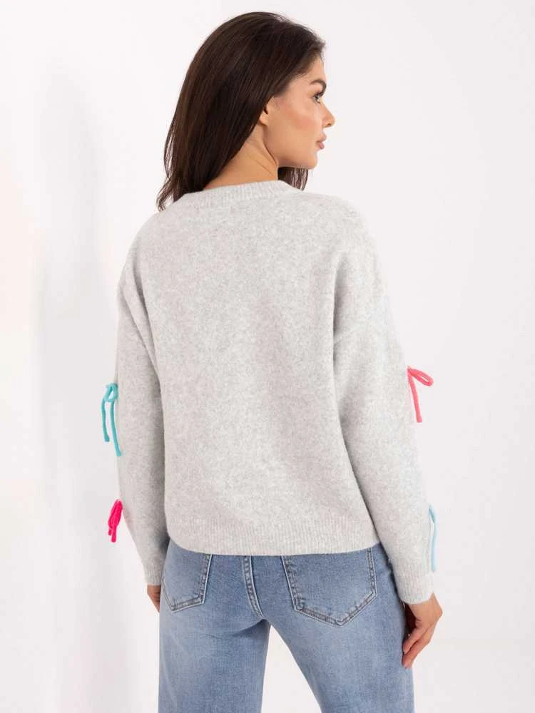 Factory Price Sweter-PM-SW-SC82.41-jasny pilka