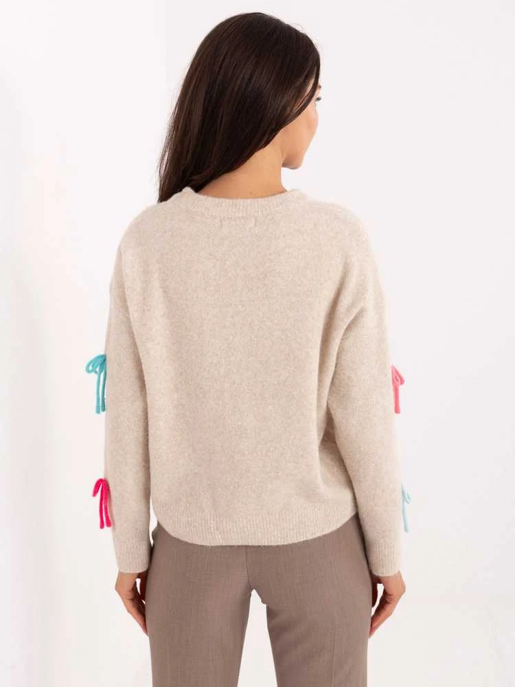 Factory Price Sweter-PM-SW-SC82.41-jasny smėlio spalva