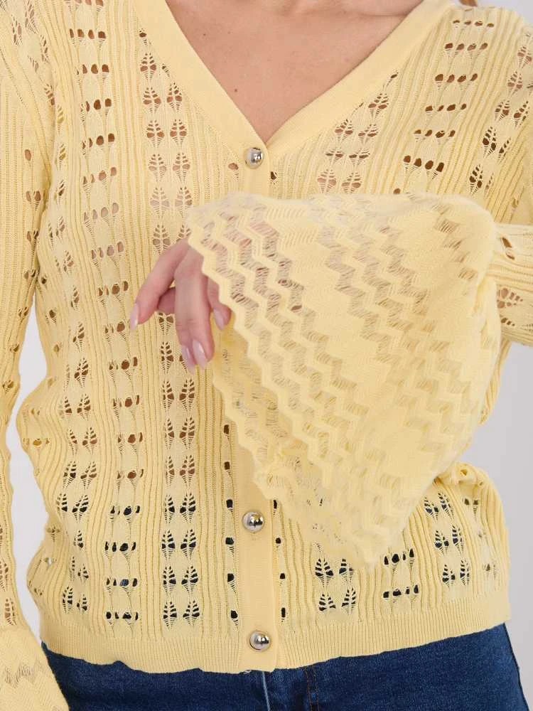 Factory Price Sweter-PM-SW-SF118.86-jasny geltona