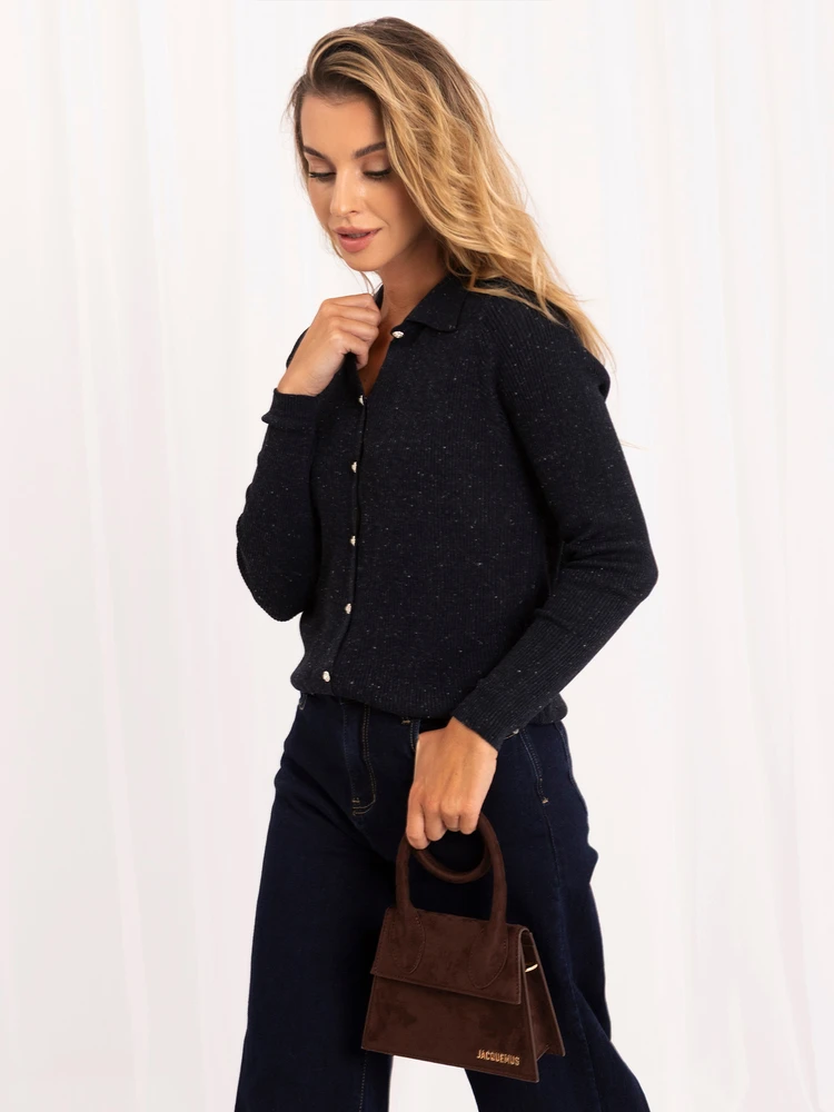 Factory Price Sweter-PM-SW-SF391.28-tamsiai mėlyna
