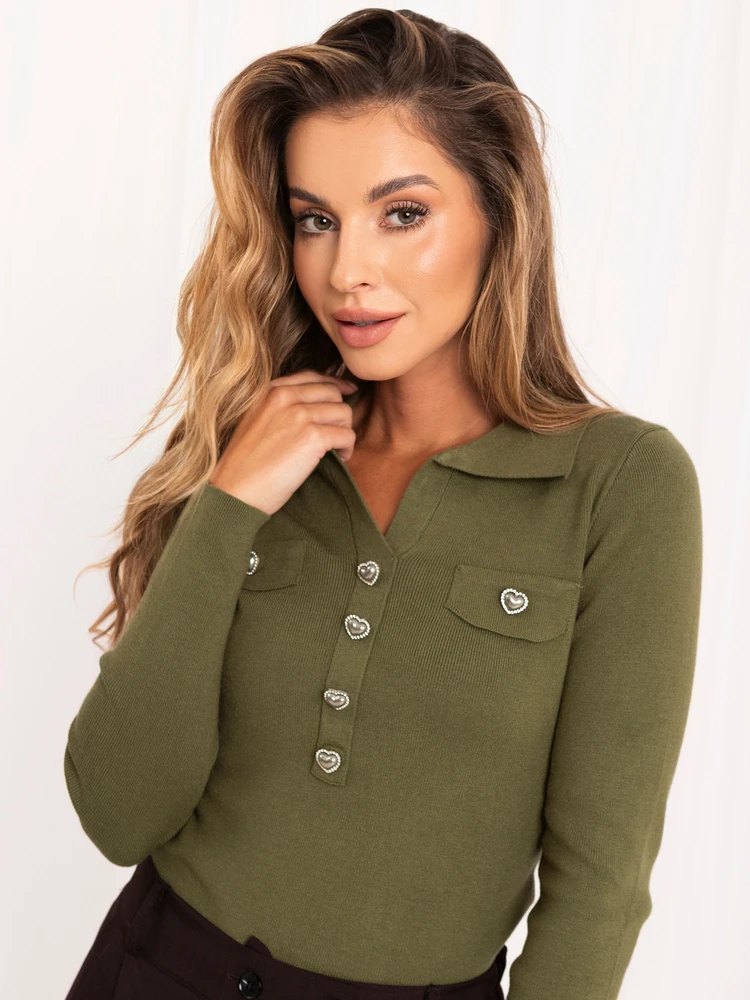 Factory Price Sweter-PM-SW-SF502.29-khaki