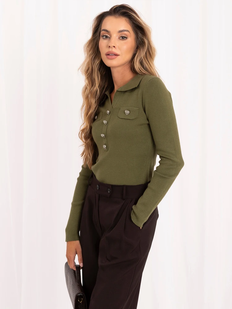 Factory Price Sweter-PM-SW-SF502.29-khaki