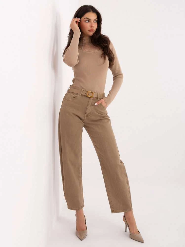 Factory Price Sweter-PM-SW-YIS1078.81-smėlio spalva