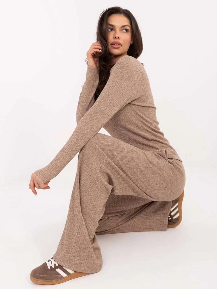 Factory Price Sweter-SM-SW-A1568.79-ciemny bezowy