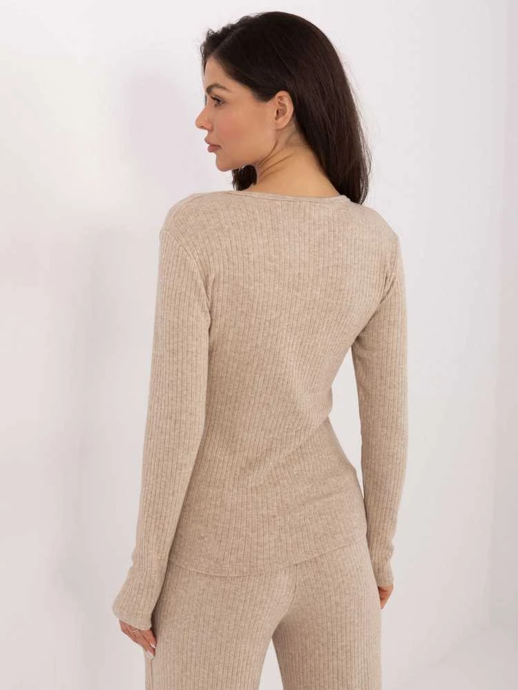 Factory Price Sweter-SM-SW-A1568.79-smėlio spalva