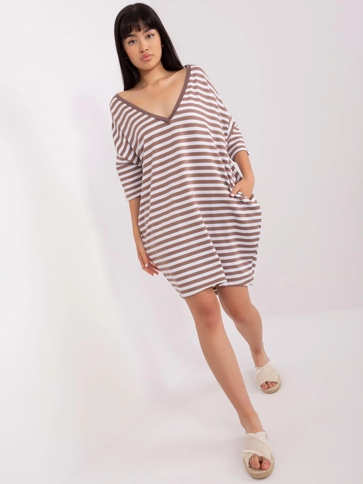 Lily Rose Tunika-EM-TU-890.13-balta-ruda