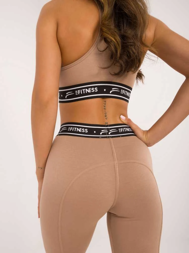 For Fitness Tamprės moterims -FF-LG-509765.88-tamsiai smėlio spalvos