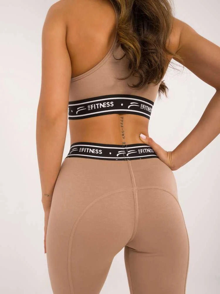 For Fitness Tamprės moterims -FF-LG-509765.88-tamsiai smėlio spalvos