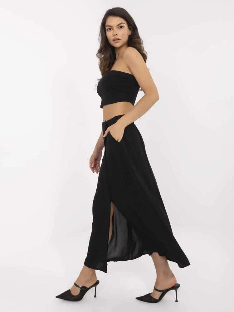 Fresh Made Spódnica-D73761M50222A-juoda