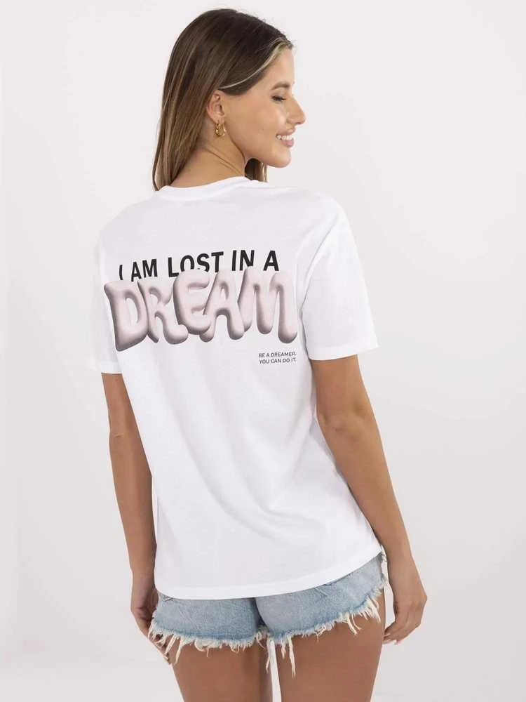 Fresh Made T-shirt-D12022AC02705A-balta ir-rožinė