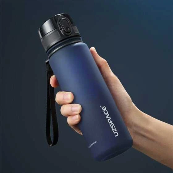 Gertuvė UZSPACE TRITAN 500 ml, plastikas be BPA - 3026-Juodas