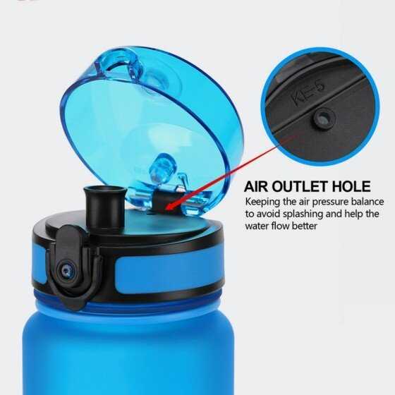 Gertuvė UZSPACE TRITAN 650 ml, plastikas be BPA - 3037-Rožinis