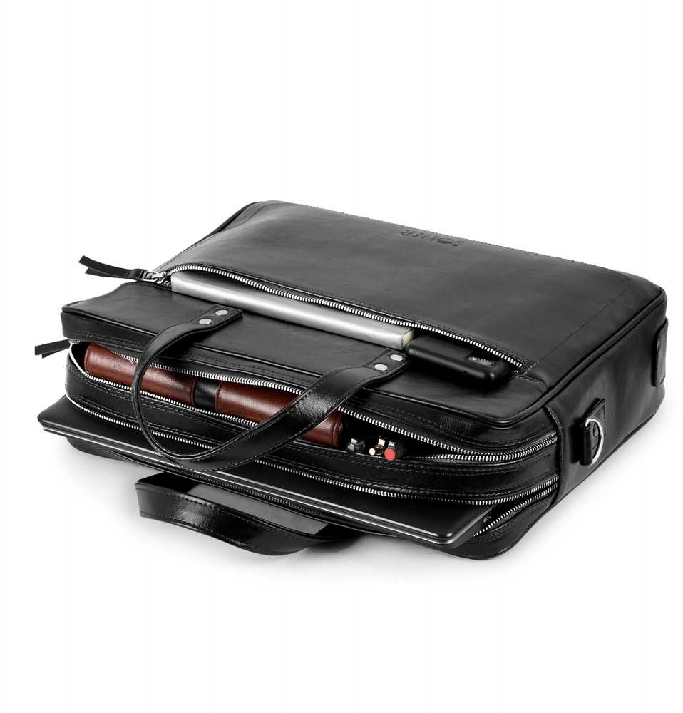 Gold Rankinė vyrams BAG SL05 NEWBRIDGE - Juoda