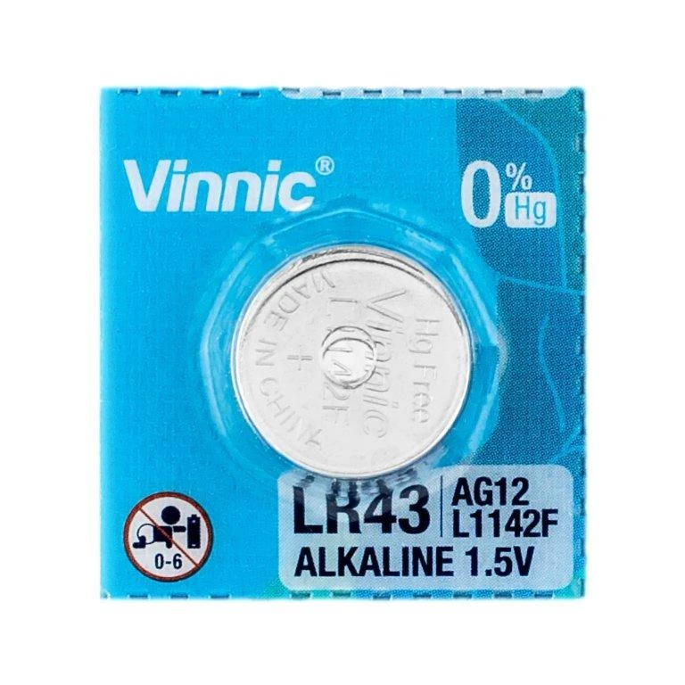 Kita šarminė baterija Vinnic LR1142/386/AG12