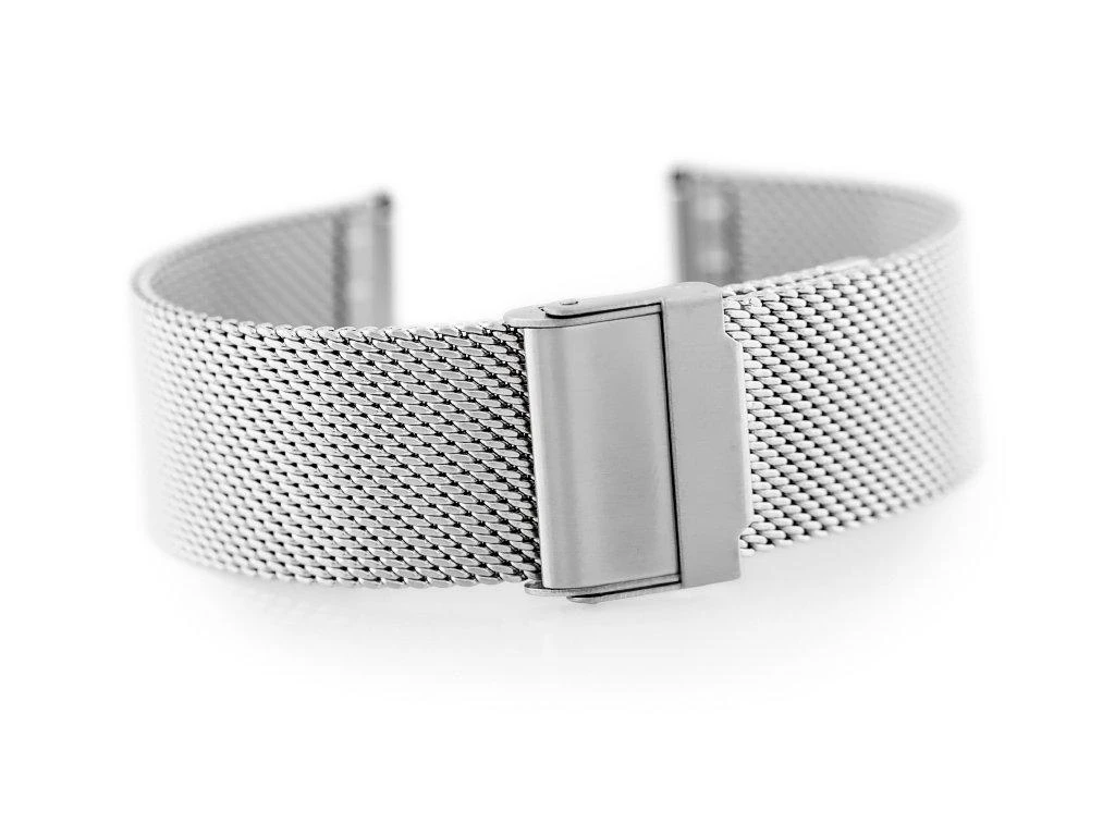 Inny Bransoleta 302S - siatka HQ - sidabrinė - 22mm