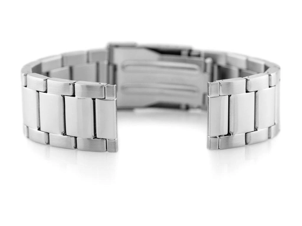 Inny Bransoleta 601S - plieninė HQ - sidabrinė - 22mm