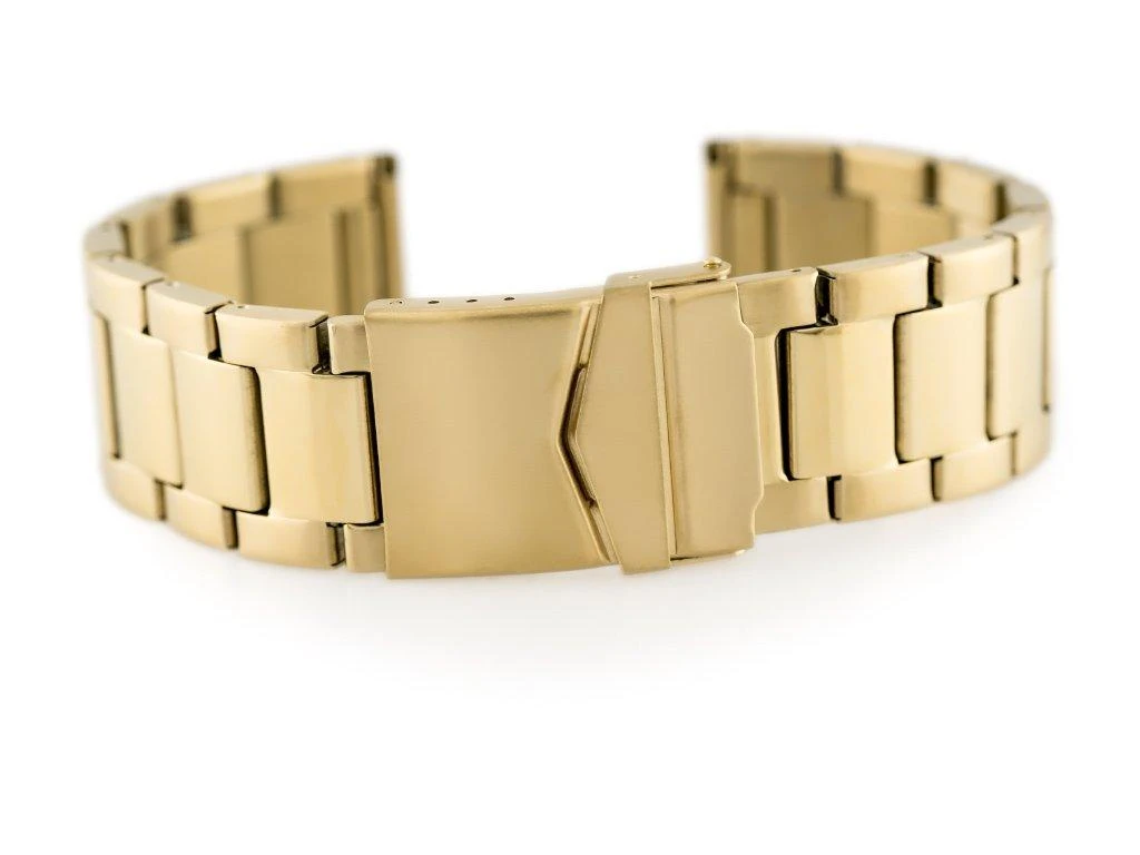 Inny Bransoleta 676G - plieninė HQ - auksinė - 22mm