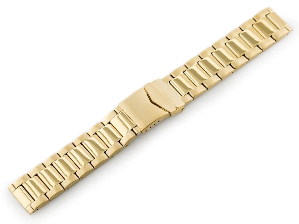 Inny Bransoleta 676G - plieninė HQ - auksinė - 22mm
