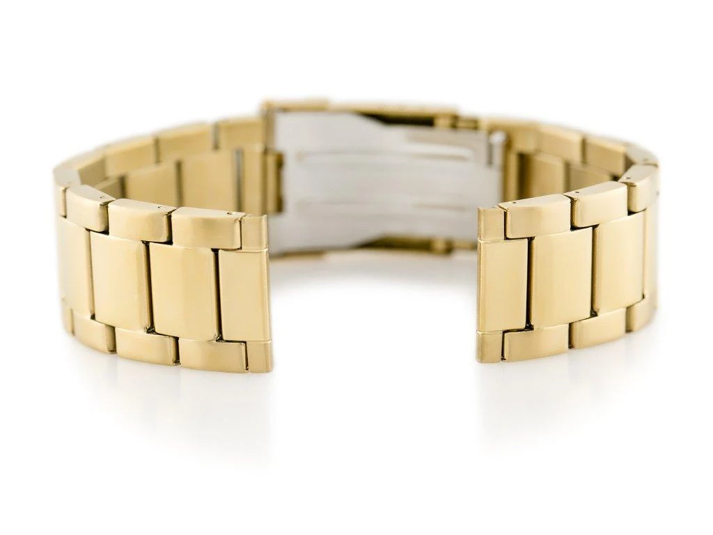 Inny Bransoleta 676G - plieninė HQ - auksinė - 22mm