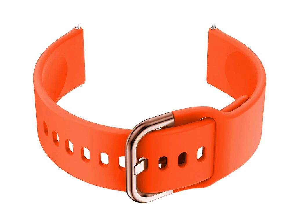 Pacific Dirželis gumowy do smartwatch 20mm - oranžinė/r.auksinis