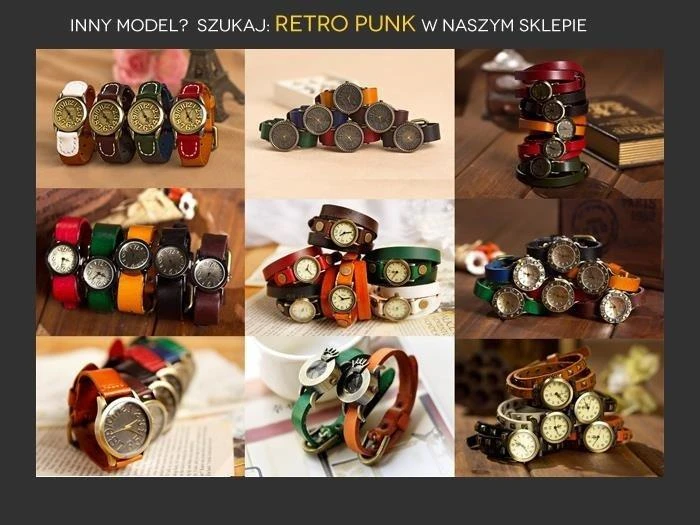 Inny MOTERIŠKAS LAIKRODIS TAYMA - RETRO PUNK 27 -mėlyna (zx583d)