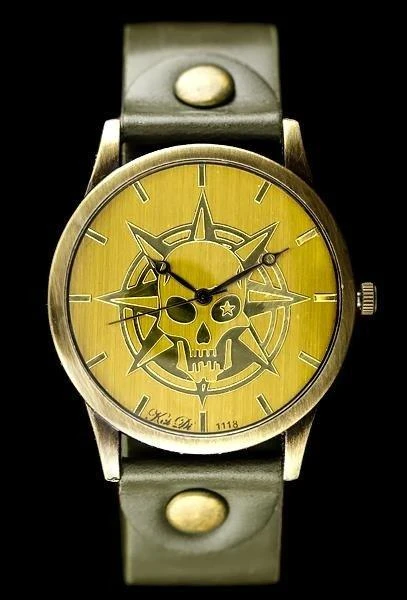 Inny MOTERIŠKAS LAIKRODIS TAYMA - RETRO PUNK 32 - oliwka (zx594c)