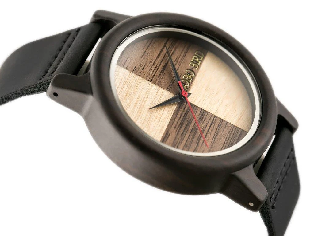 Inny VYRIŠKAS LAIKRODIS DREWNIANY BOBOBIRD (zx065a)