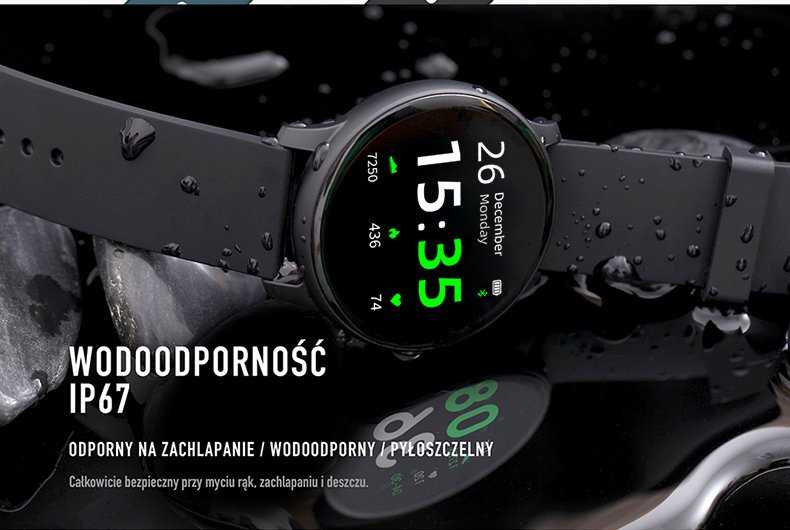 Išmanusis laikrodis G. Rossi SW010-5 sidabrinis/juodas (zg005f)