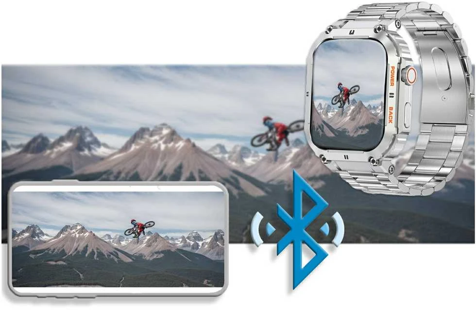 Išmanusis laikrodis Gravity GT6-7, Sidabro spalvos