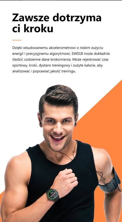 Išmanusis laikrodis Gino Rossi SW018-5, Juodos spalvos korpusas su tamsiai mėlynos spalvos dirželiu