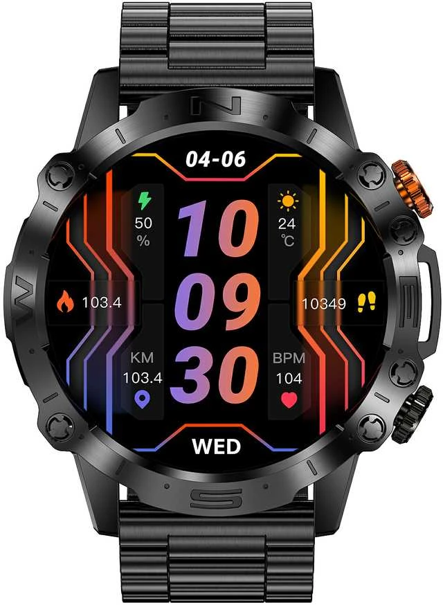 GRAVITY GT20-1 MEN'S Išmanusis laikrodis - AMOLED, ADDITIONAL BELT (sg024a)