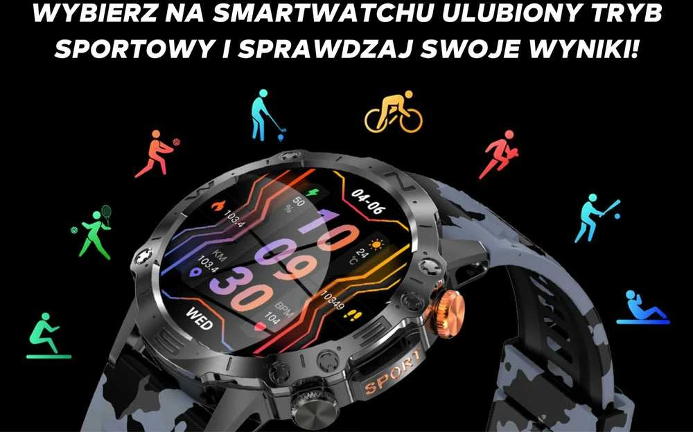 Išmanusis laikrodis MĘSKI GRAVITY GT20-2 - AMOLED, DODATKOWY PASEK (sg024b)