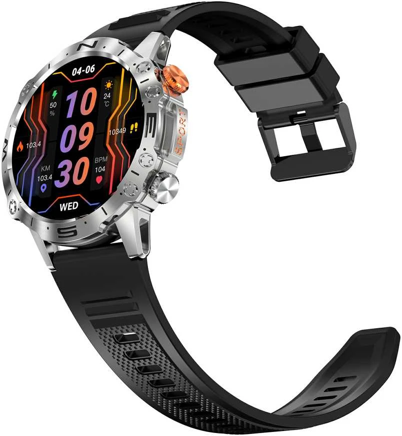 Išmanusis laikrodis MĘSKI GRAVITY GT20-2 - AMOLED, DODATKOWY PASEK (sg024b)