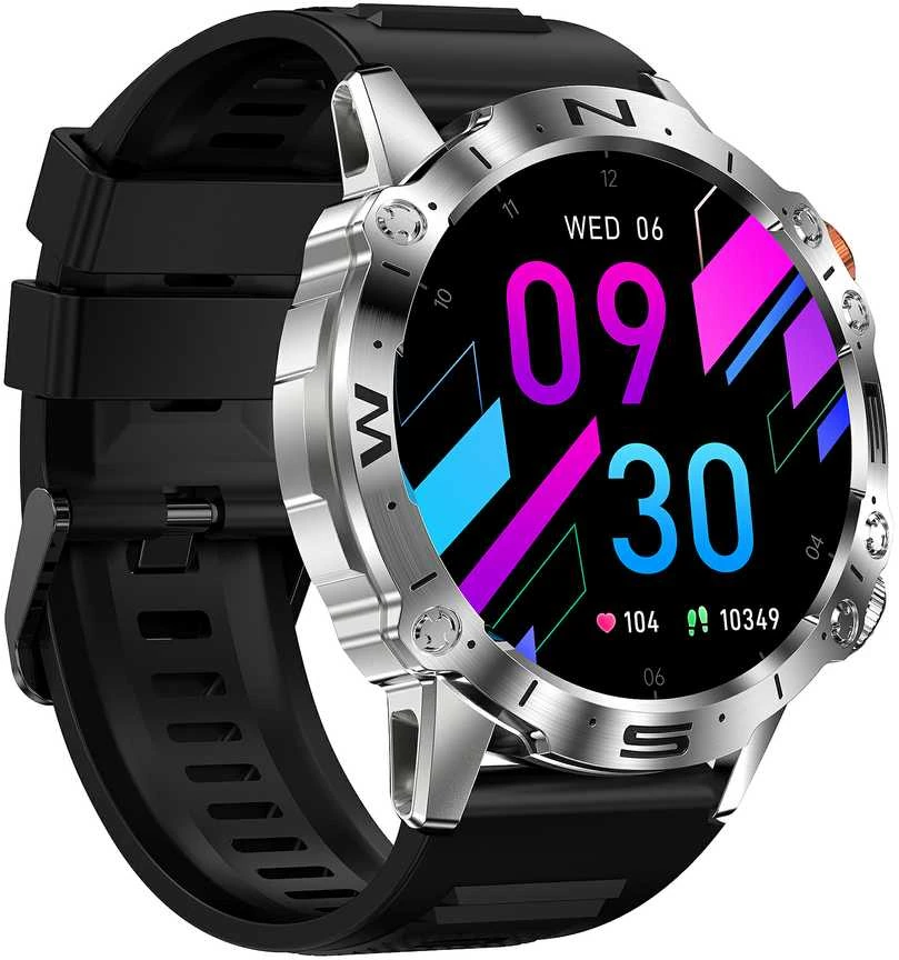 Išmanusis laikrodis MĘSKI GRAVITY GT20-2 - AMOLED, DODATKOWY PASEK (sg024b)