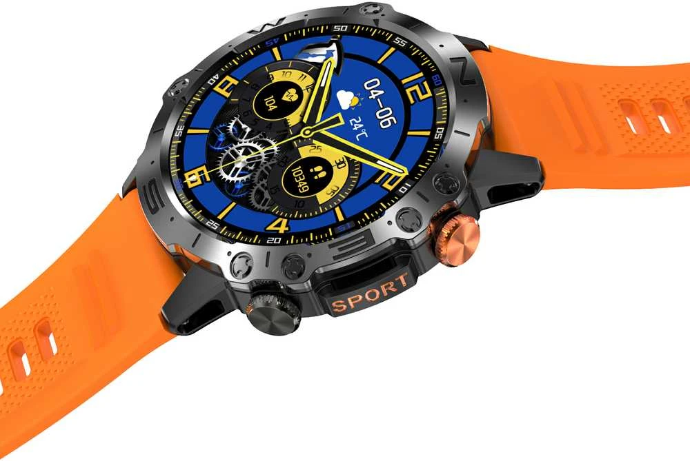 GRAVITY GT20-3 MEN'S Išmanusis laikrodis - AMOLED, ADDITIONAL BELT (sg024c)
