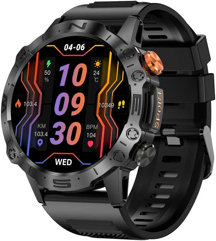 GRAVITY GT20-3 MEN'S Išmanusis laikrodis - AMOLED, ADDITIONAL BELT (sg024c)