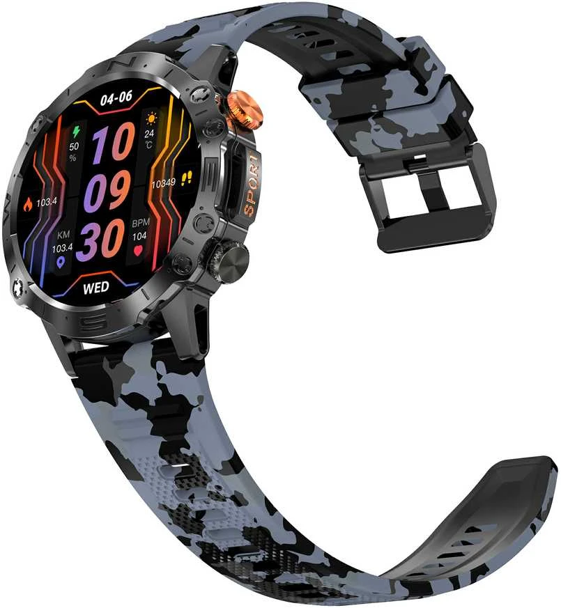 GRAVITY GT20-5 MEN S Išmanusis laikrodis - AMOLED, ADDITIONAL BELT (sg024e)