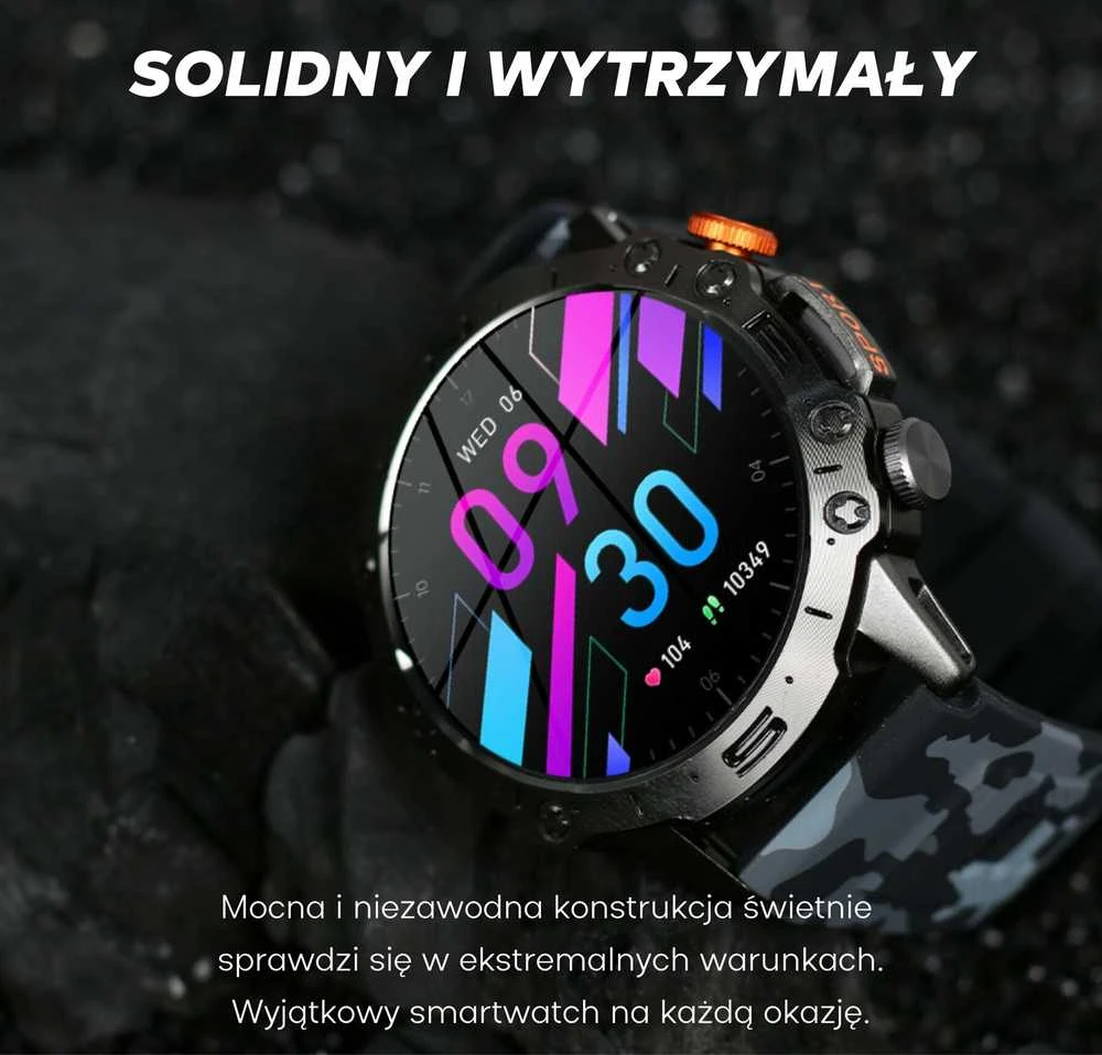 GRAVITY GT20-5 MEN S Išmanusis laikrodis - AMOLED, ADDITIONAL BELT (sg024e)