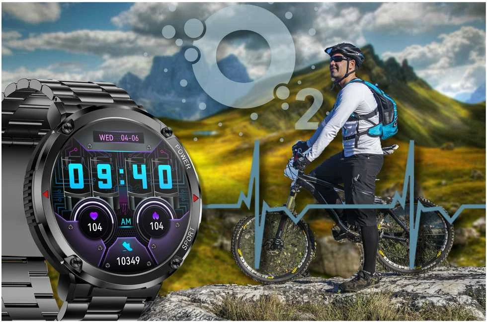 GRAVITY GT21-1 VYRIŠKAS Išmanusis laikrodis - BLUETOOTH CALL, PAPILDOMAS DIRŽAS (sg025a)