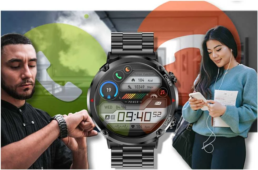 GRAVITY GT21-1 VYRIŠKAS Išmanusis laikrodis - BLUETOOTH CALL, PAPILDOMAS DIRŽAS (sg025a)