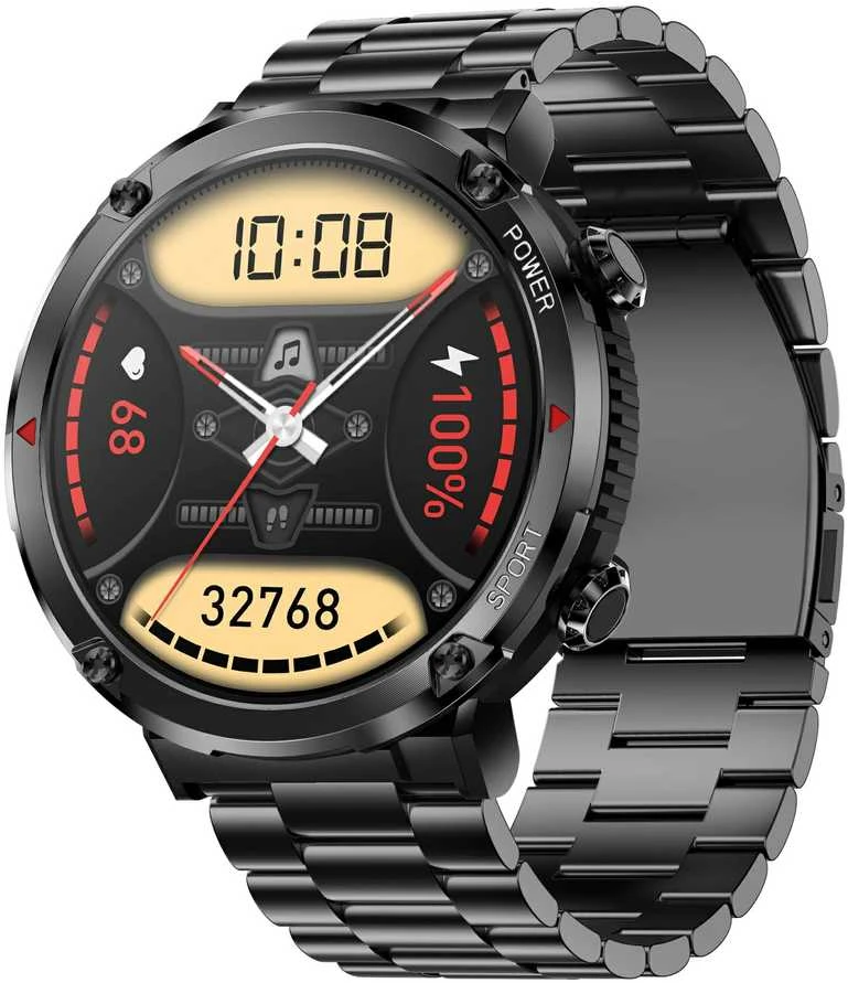 GRAVITY GT21-1 VYRIŠKAS Išmanusis laikrodis - BLUETOOTH CALL, PAPILDOMAS DIRŽAS (sg025a)